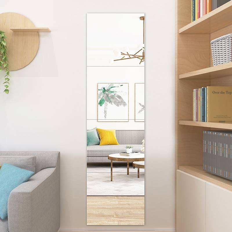 The Oakery Acrylic Mirror Like Tiles, Full Length Mirror Tiles, Non Adhesive, Non-Glass |Size: 30x30cm Acrylic Mirrors for Bedroom, Living Room & Bathroom, Mirror Stickers Unbreakable Acrylic Wall (B0D5BDF7C1) Amazon Price History, Amazon Price Tracker