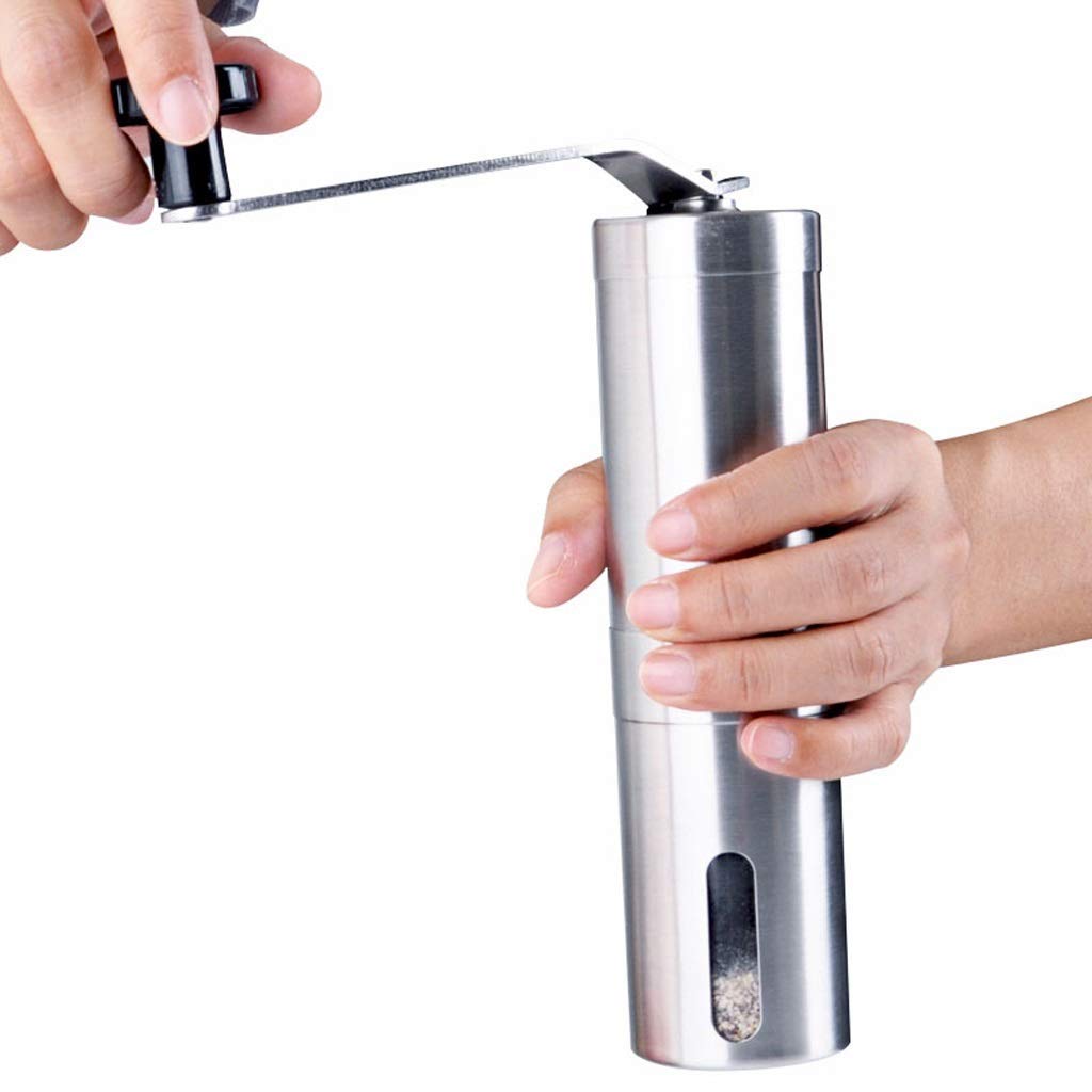 304 Stainless Steel Black Pepper Grinder Manual Mill Machine Pepper Ceramic Coffee Bean Grinding Rollsnownow