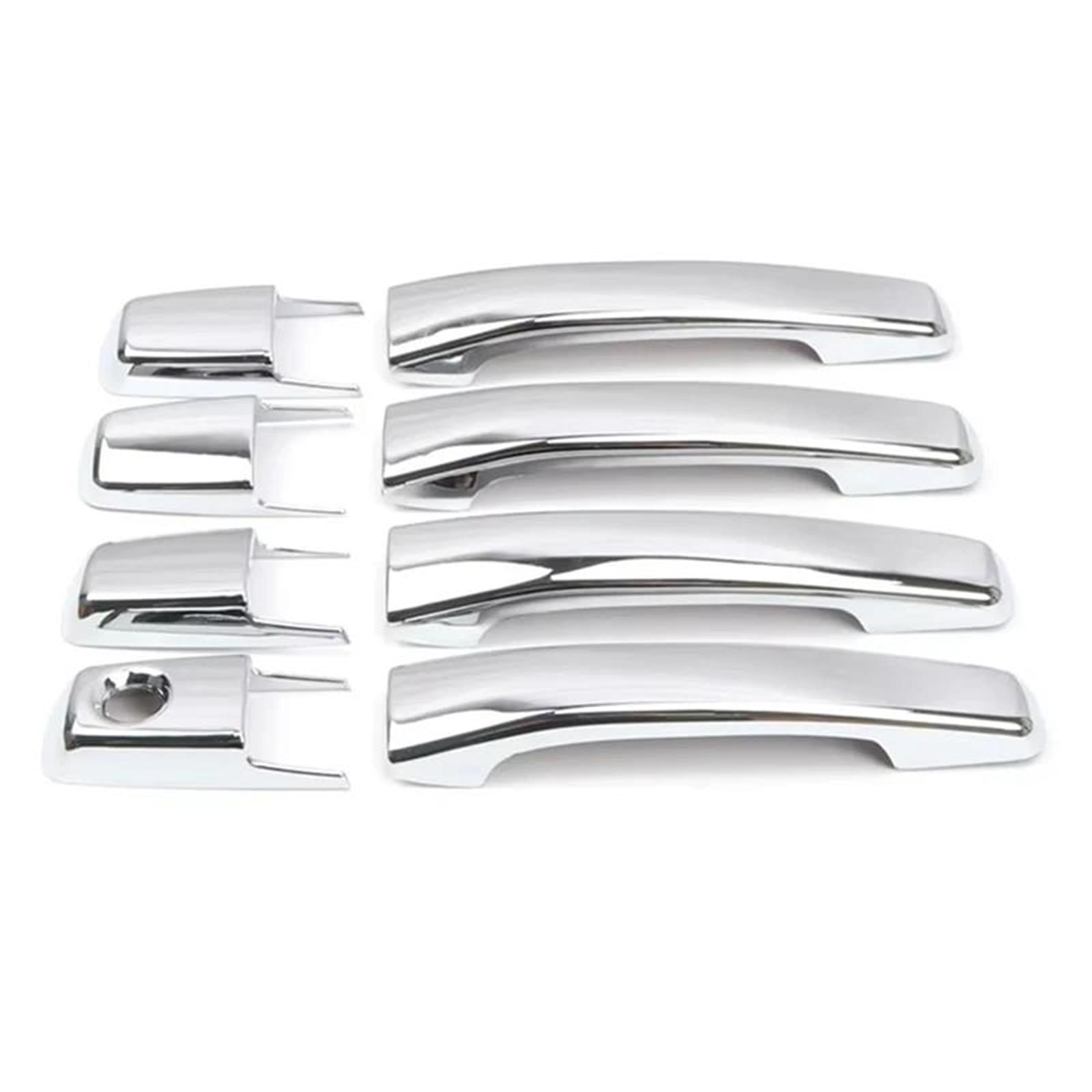 Yueyzhk One Color Handle Trim Exterior Door Handle Cover Outside Cover Trim For Mitsubishi For Pajero V80 2007-2019