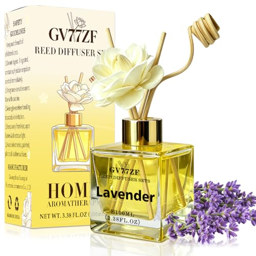 Set Difusor de Varillas Lavanda 100ml para Dormitorio y Baño miniatura 1