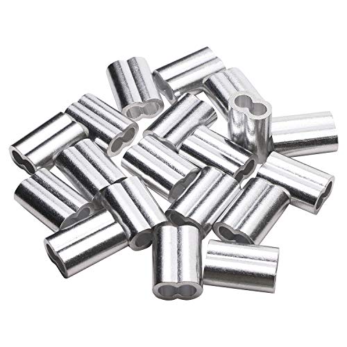 Penta Angel 20pcs Aluminum Crimping Loop Sleeve for 7/32