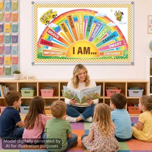 Back to School Bulletin Board Set Summer Sunshine Motivational Classroom Decoration Inspirational Growth Mindset Bulletin Board Sun Cutouts for First Day of School Classroom Chalkboard Wall Decor - Image 7