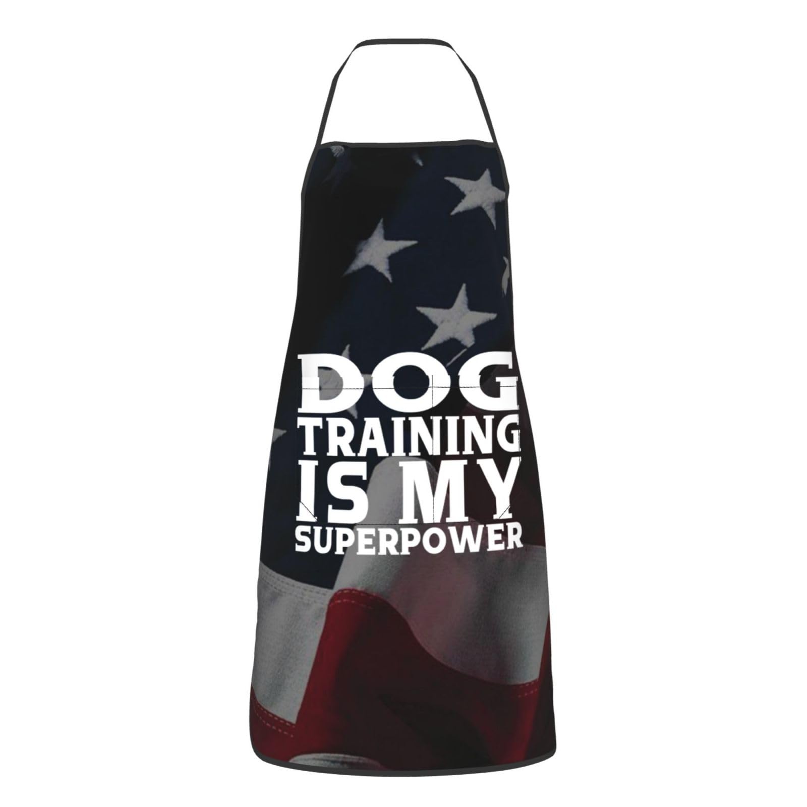 nopicsn Dog Training is My Superpower Apron for cooking with Pockets Women Men Kitchen Chef Funny Aprons