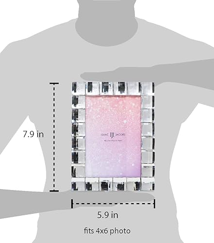 Miniatura 3 de Isaac Jacobs International IJI - Marco de fotos, transparente, Transparente, 4x6