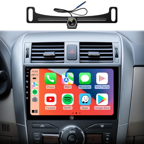 Car Radio Stereo for Toyota Corolla 08-12 Wireless CarPlay Android Auto