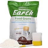 Dog Safe Slug Killers - Get Rid Of Slugs (2023) Harris Diatomaceous Earth Food Grade, 5lb with Powder Duster Included in The Bag, OMRI Listed Approved for Organic Use