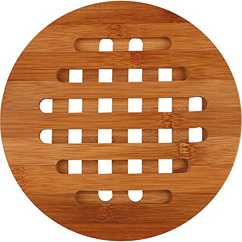 Descanso para Panelas de Bambu Redondo Anji