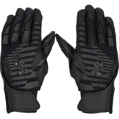 野球 アンダーアーマー 手袋 バッティング手袋 UAクリーンアップ プロ バッティンググローブ ノンカラー 両手用 高校野球対応 6001313 underarmour 野球用品 スワロースポーツ (001)Black MD