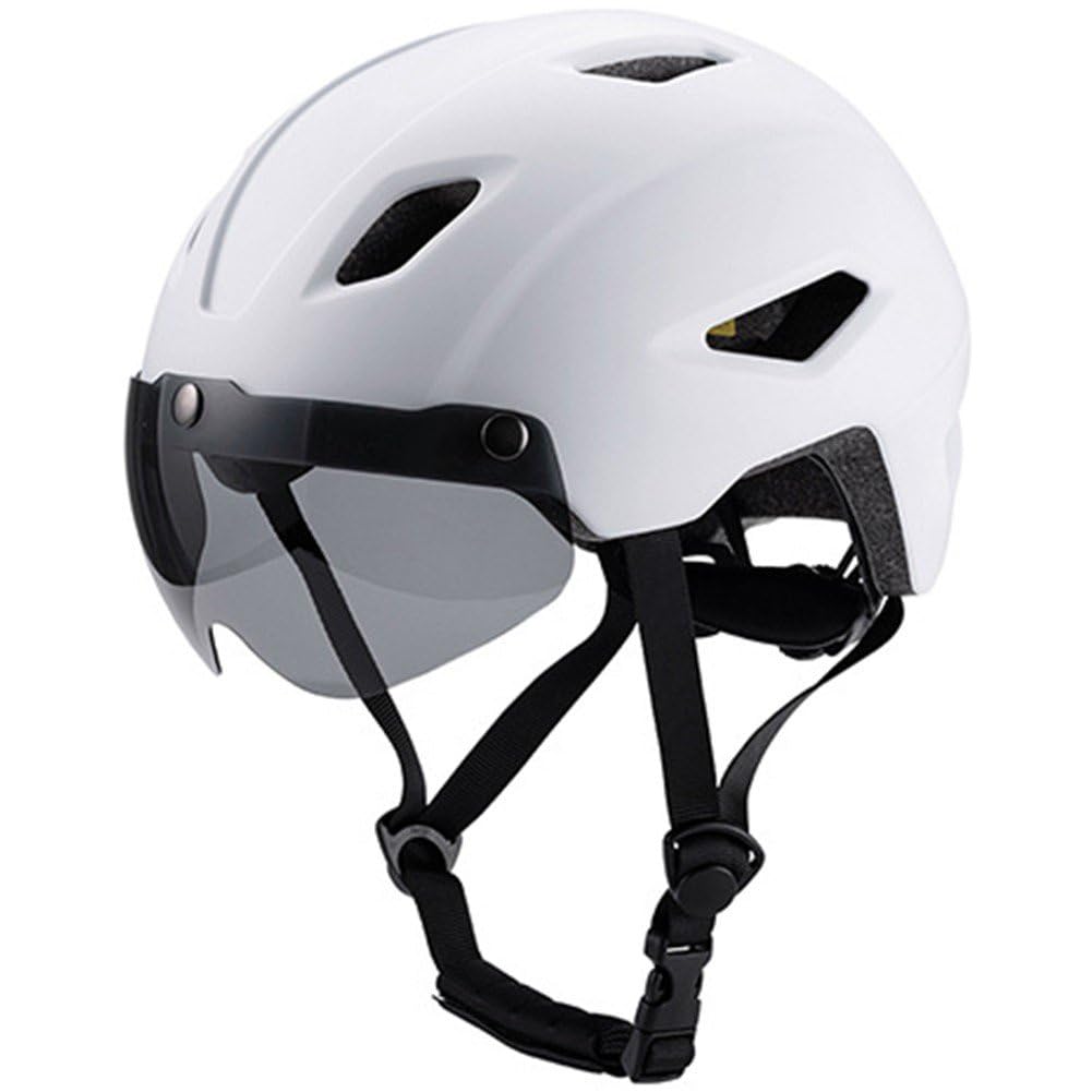 Casco protector para motocicleta Sanfly ajustable que evita impactos y empañamiento en ruta