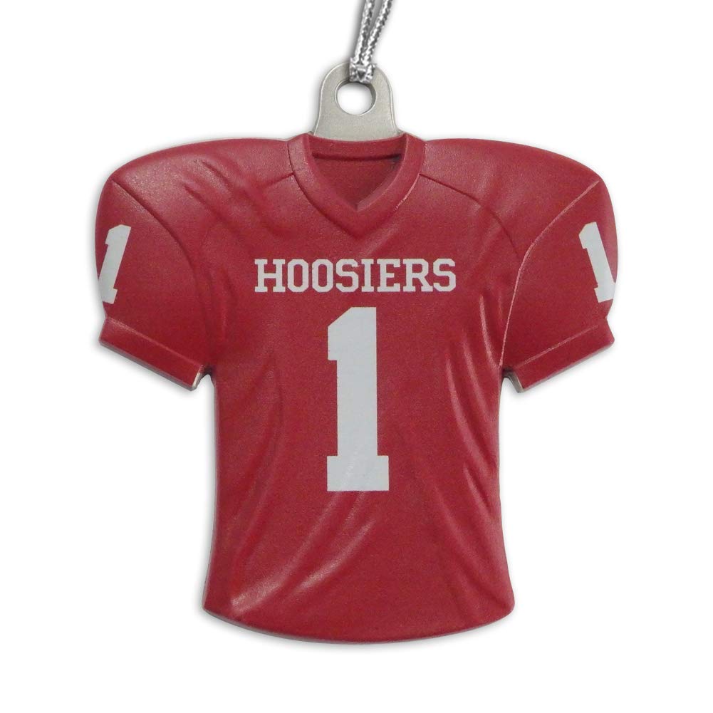 IU Football Jersey Gallery Print Pewter Ornament