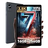 【Dimensity 7050 Android 15】Headwolf FPad7 タブレット 8インチ タブレットSIMフリー、MTK MT8791T Widevine L1、2560x1600解像度 16(8+8拡張)GB LPDDR5 256GB UFS 3.1、6軸ジャイロ 6500mAh PD18W急速充電、8MP/16MP 4G通信 WiFi6 BT5.2、顔認識ワイヤレス投影+GPS