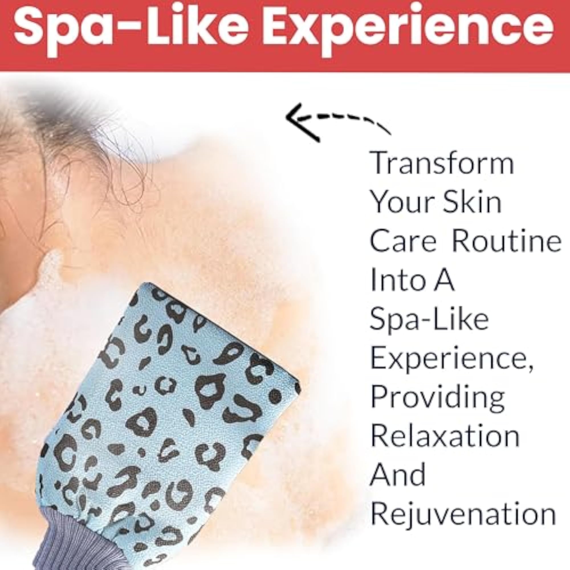 Exfoliating Gloves for Dead Skin, Premium Design