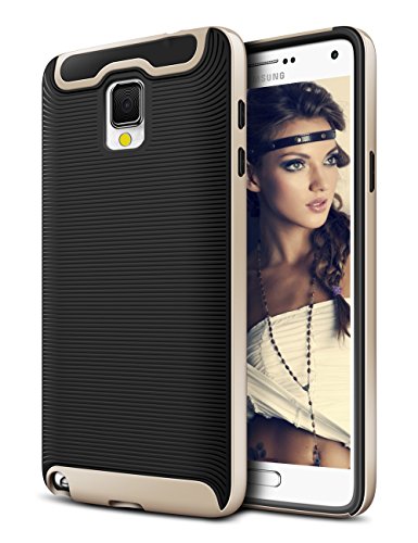 Galaxy Note 3 Case, Coolden Ultra Exact Fit Defender Shield Soft Interior Galaxy Note 3 Hard Case Non-slip Grip Cover Slim Rugged Flexible Armor for Galaxy Note 3 - Gold