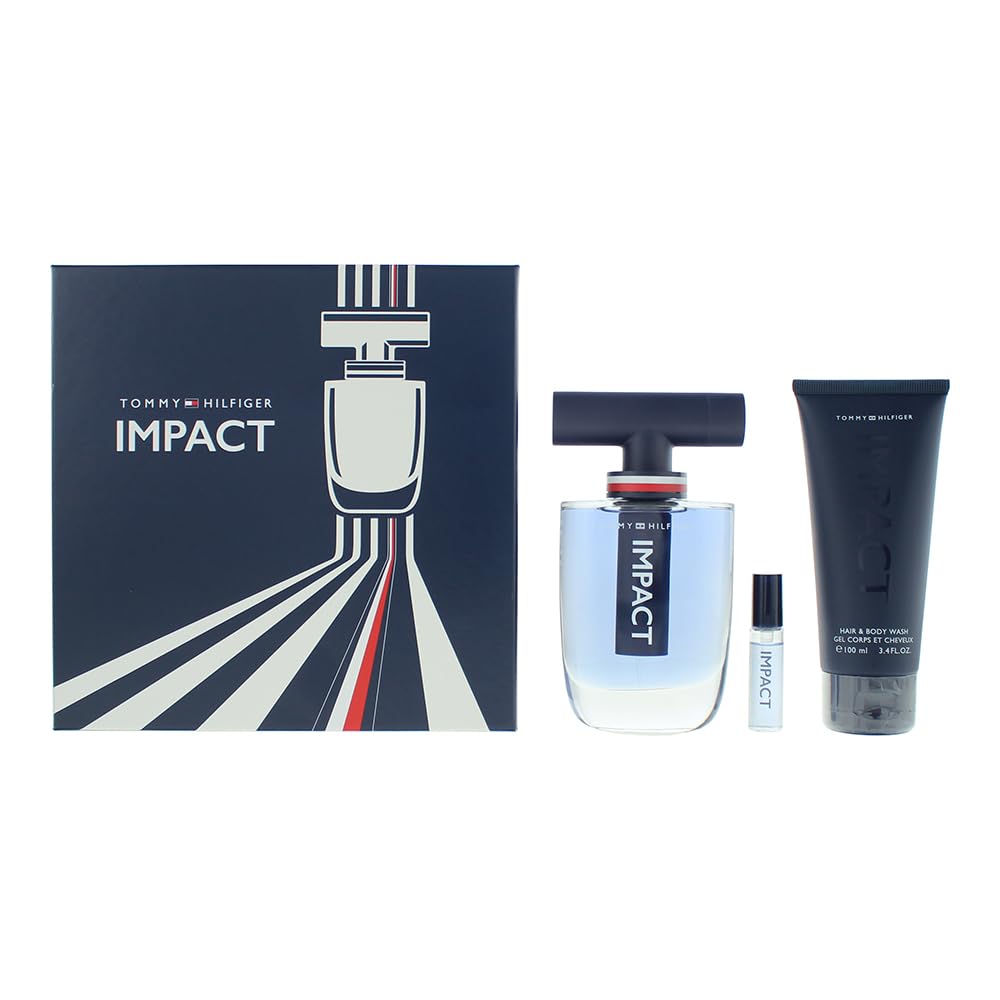 TOMMY HILFIGER Impact Set (Eau de Toilette 100ml + Hair & Body Wash 100ml)