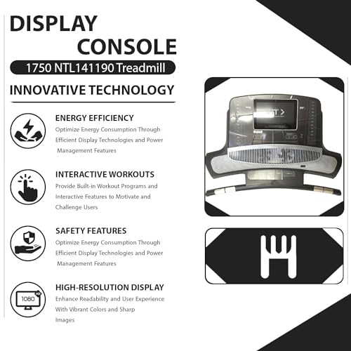 Image of Display Console Assembly 403166 Works with 1750 NTL141190 Treadmill