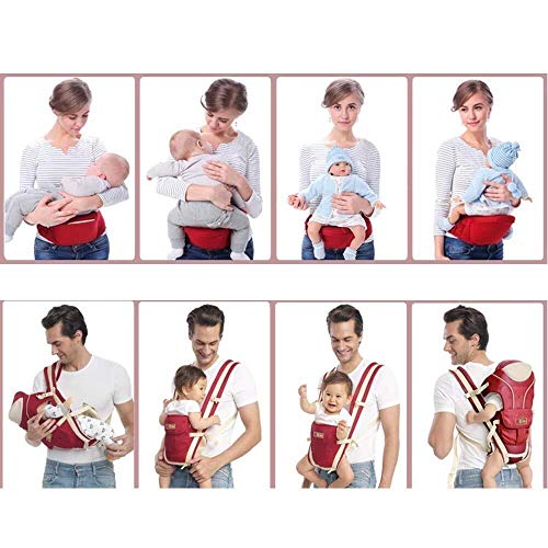 NJ Babydrager- Baby-transportermachine, multifunctioneel, universeel, ergonomische babydrager geschikt voor 0 tot 48… - Image 4