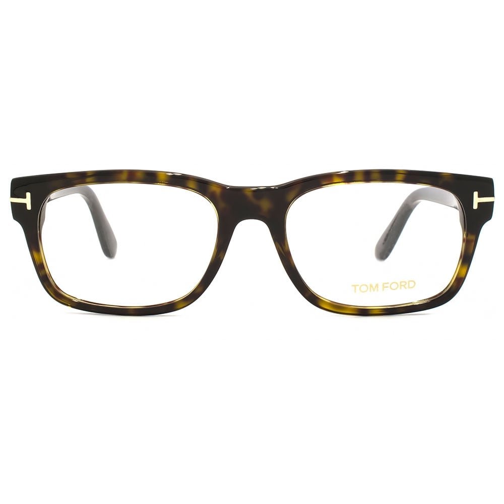 Tom Ford FT5432 Eyeglass Frames - Dark Havana Frame, Dark Havana Lenses, 54 mm Lens FT543254052