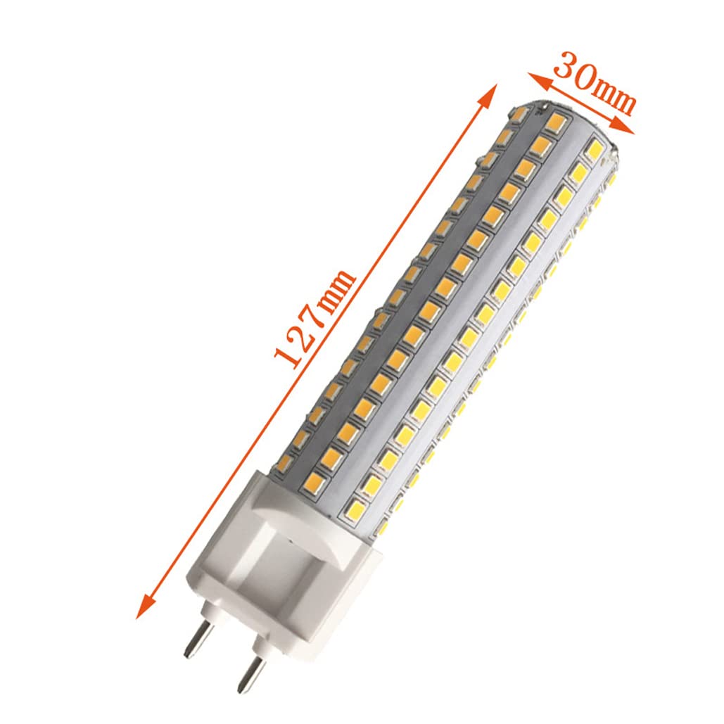 Lampadine LED G12 Dimmerabili 15W 144 Perline LED 1500LM 3000-6000k Lampadina LED a mais 85-265V per illuminazione domestica, senza sfarfallio, angolo del fascio 360°, confezione da 4,Cold white