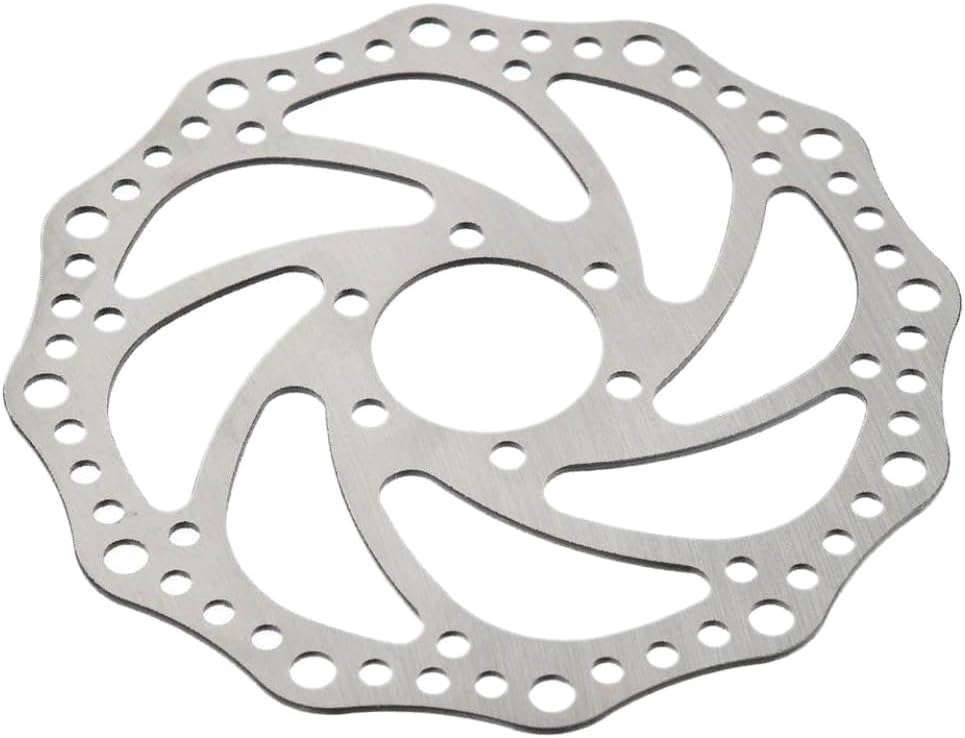 Stainless Steel Disc Brake Rotor 160mm 6 Bolt Pattern Compatible With Road Bikes Scooter Cycling
