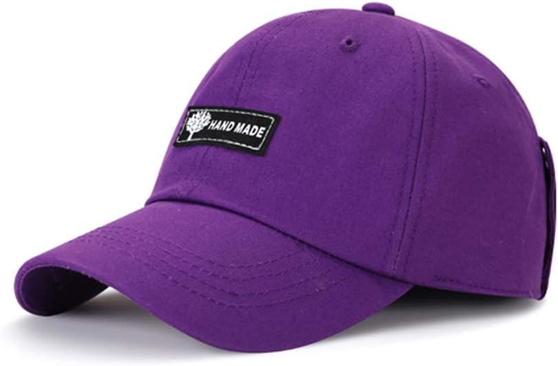 GLOOMALL Retro Aviator hat Glasses Peaked Cap Sunglasses Baseball Cap Hip hop mask (Purple - One Size) - Image 2