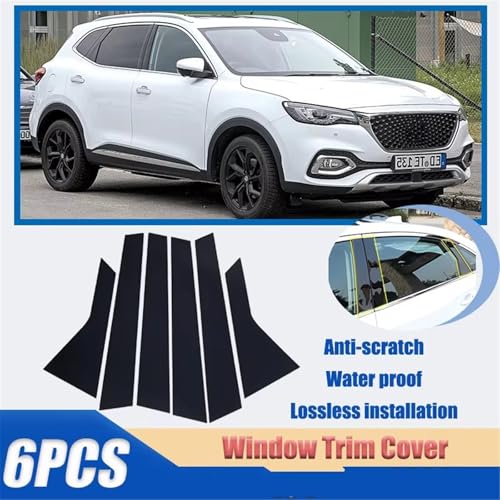 Película antiarañazos para ventanas de MG HS 2023, adhesivo protector de pilar B 2