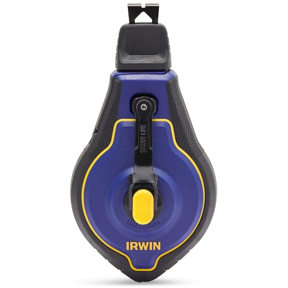 Irwin IWHT48443 Strait-Line chalk line, Speedline Pro reel, 100 ft.