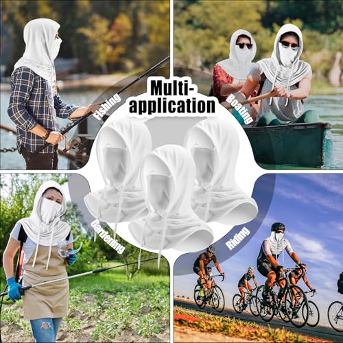 Image of Frienda 6 /9 /12 Pcs Balaclava Ski Mask UV Protection Hood Breathable Full Head Mask Face Cover for Men Women Cycling Fishing