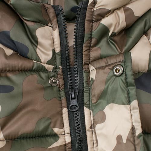 Toddler Outdoor Breathable Long Sleeve Zip Jacket Camouflage Thick Coat Winter Outdoor Wear Kids Warm Kids Snow3
