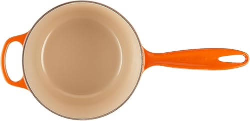 Miniatura 3 de Le Creuset Cacerola Signature de hierro fundido esmaltado, 2.25 cuartos de galón., Llama