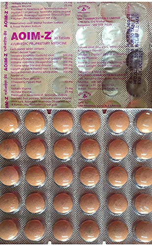 Sponsored Ad - Aoim-Z 30 tablet- Pack of 2, Multicolour (MED-059)