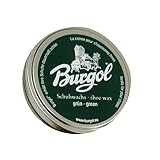 Burgol Schuhwachs - Lederpflege Schuhcreme shoe wax 100 ml Blechdose: Farbe: Schuhwachs Grün