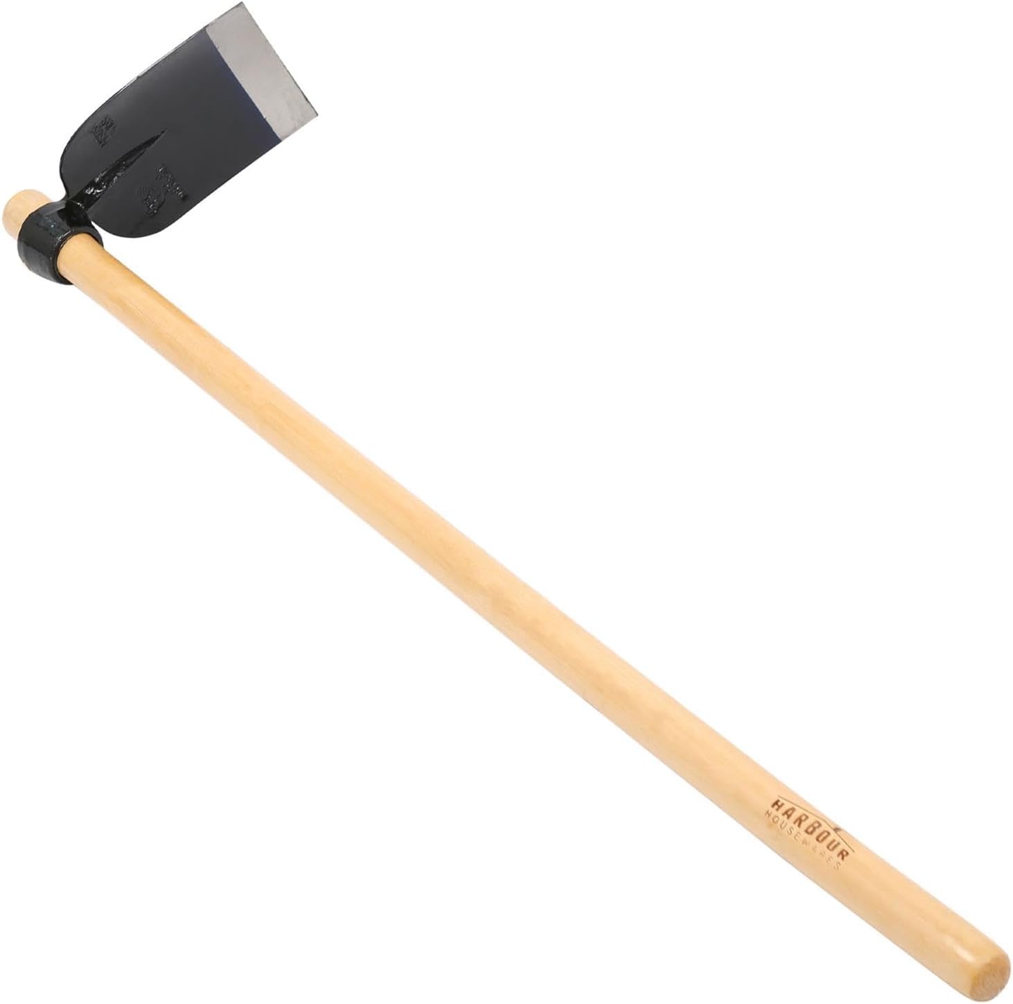 Harbour Housewares Azada Digging Hoe with Wooden Handle - 110cm - Full Size Garden Hoe Garden Tools for Gardening, Soil Digging, Weeding, Lawn Landscaping