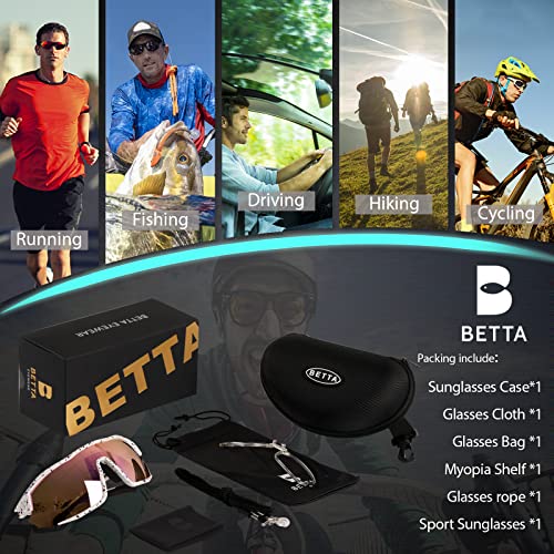 Betta Cycling Sports Sunglasses For Men Women Mtb Glasses Tr90 Frame Uv 400 Protection Sunglasse Fishing Running Driving #TOP5