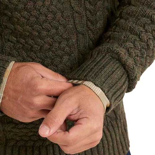 Pendleton Men's Shetland Wool Fisherman Sweater4