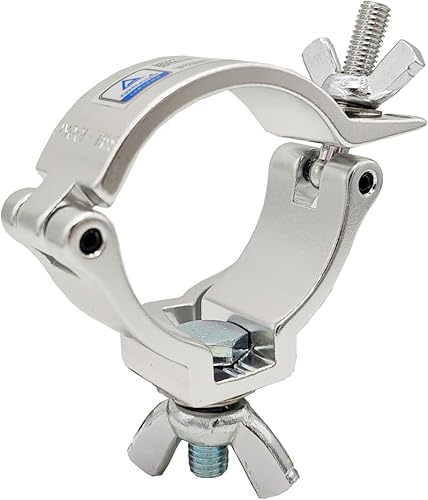 Miniatura 2 de Abrazadera de iluminación de 2.28-2.36 pulgadas, abrazaderas O de braguero de 220 libras de aleación de aluminio para DJ, montaje de gancho para luz