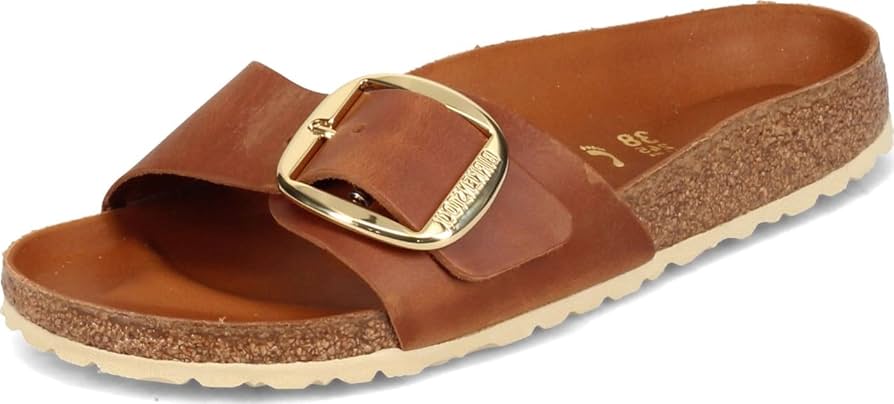 靴 BIRKENSTOCK Madrid Big Buckle 36 Birkenstock 1006525336 Madrid Big Bkl Cognac LTR 36 : Amazon