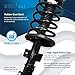 Detroit Axle - Front Right Strut for 01-09 Volvo S60, 99-06 S80, 01-07 V70, Passenger Side Strut & Coil Spring Assembly Quick Install Ready Strut Shock Replacement Suspension