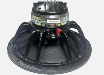 LASE 12NCX Neodymium COAXIAL 12" Woofer & N75 Driver Speaker 8 Ohms