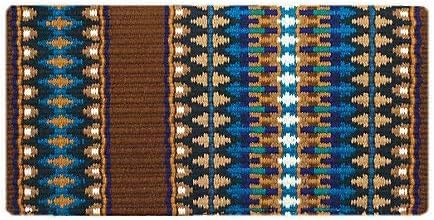 HUMAYL Saddlery Saddle Pad/Blanket for Horses Western Show Horse Saddle Blanket New Zealand Design Handmade Wool Saddle Blanket Top Wool Saddle Pad Regular Size : 34" L x 36" W x 1" inches PAD0187