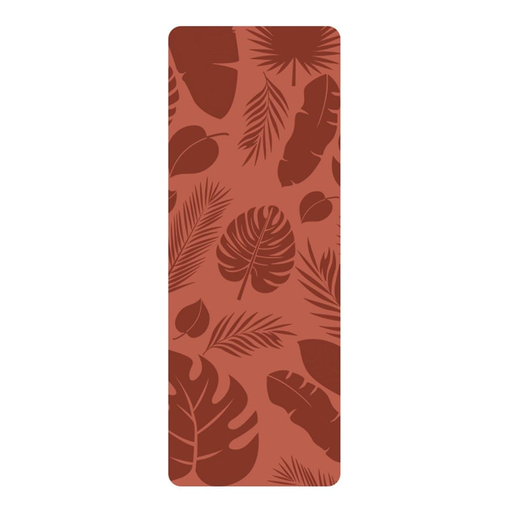 Yoga-Matte Umweltfreundlich PU Rutschfest Fitness-Übungsmatte Premium Bedruckt 72 "x26" Extra Dick 5MM Trainingsmatte für Bikram, Hot Yoga (Color : Style10)