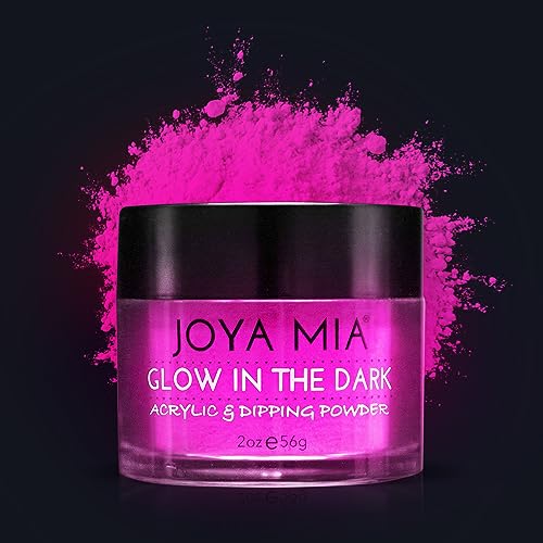 Glow-in-the-Dark Acrylic & Dipping Powder – Premium Nail Powder for Flawless Enhancements, Available in 12 Colors, 2 oz (DPGW-9) – Joya Mia