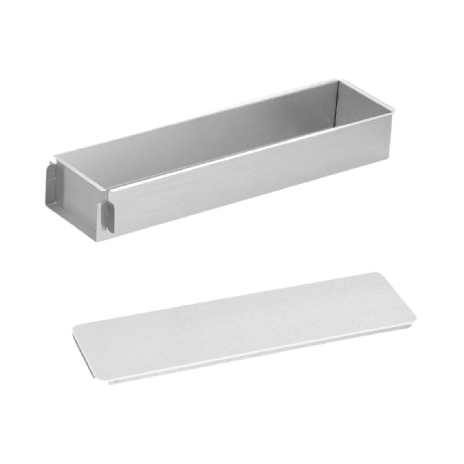 Molde para Tiramisú, Mousse, Pastel, Bandeja para Hornear, Acero Inoxidable, Laterales Desmontables, Fácil de Limpiar, Multiusos, Apto para La Cocina, 30cm con Tapa, Individual