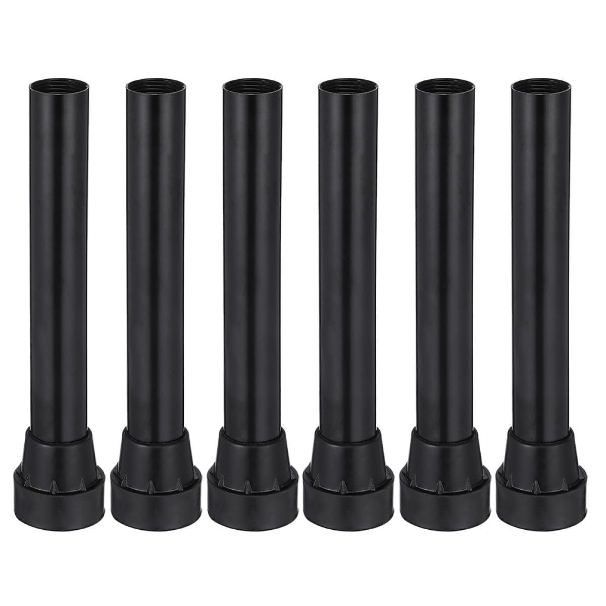 PACKOVE 6 Piezas de Repuesto para Patas de Trampolín de Acero Inoxidable Almohadillas Antideslizantes, Cubiertas Cónicas Aplicables para Tubos de Pata, Accesorios para Trampolín Seguros