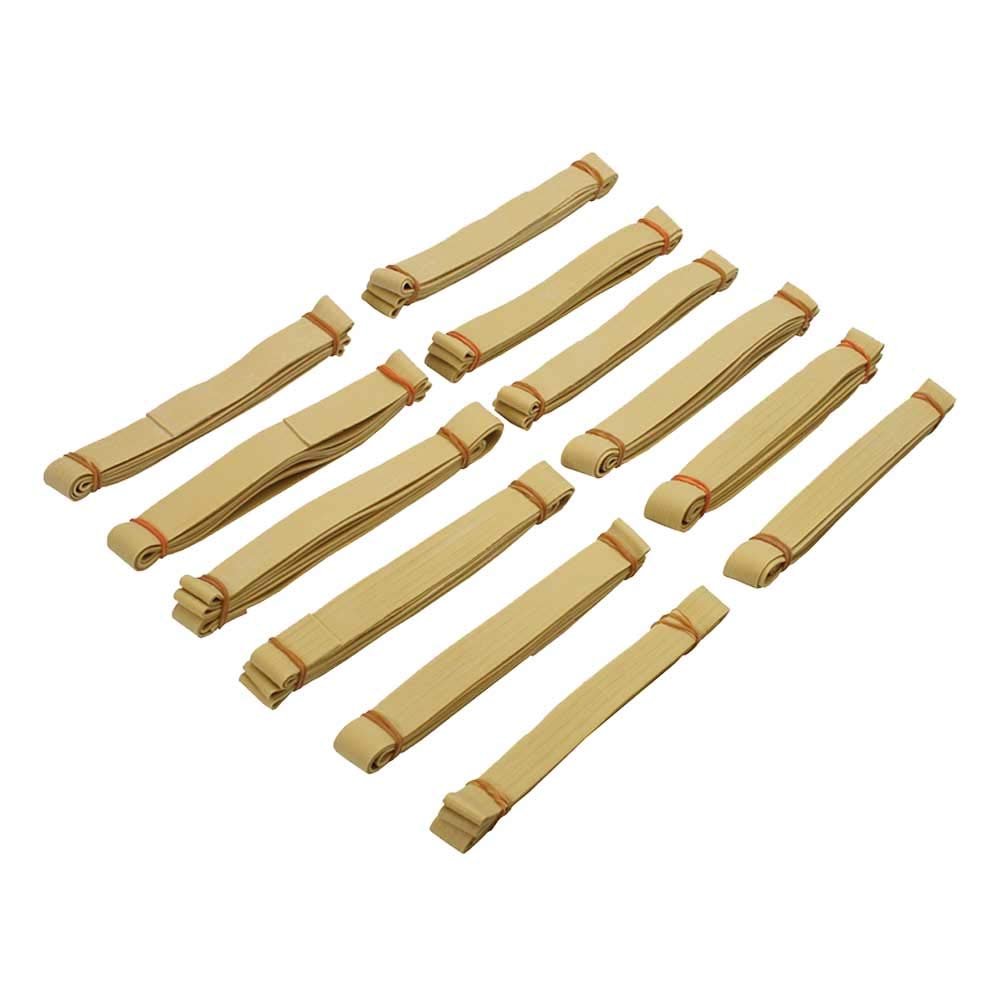 US Cargo ControlLarge Rubber Moving Bands - 25 Inch Unstretched - 50 Inch Fully Stretched - Yellow Moving Rubber Bands for Moving Supplies - Includes 12 Big Rubber Band Straps