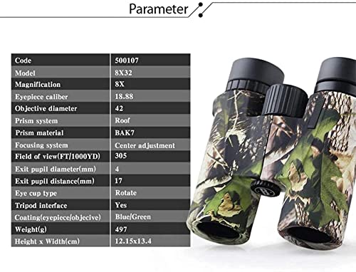Binoculares Maple Leaf Low Light 8x32 HD miniatura 4