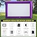 Talvania 33 Feet Inflatable Projector Screen for Outdoor and Indoor TV Movie Watching, Huge Screen, Blower, Tie Downs, Stakes, Sandbags, and Storage Bag, Quick Blow Up, Jumbo (33' Purple)