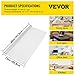 VEVOR Plastic Table Cover 40 x 72 Inch, 1.5 mm Thick Clear Table Protector, Rectangle Clear Desk Mat, Waterproof & Easy Cleaning for Office Dresser Night Stand