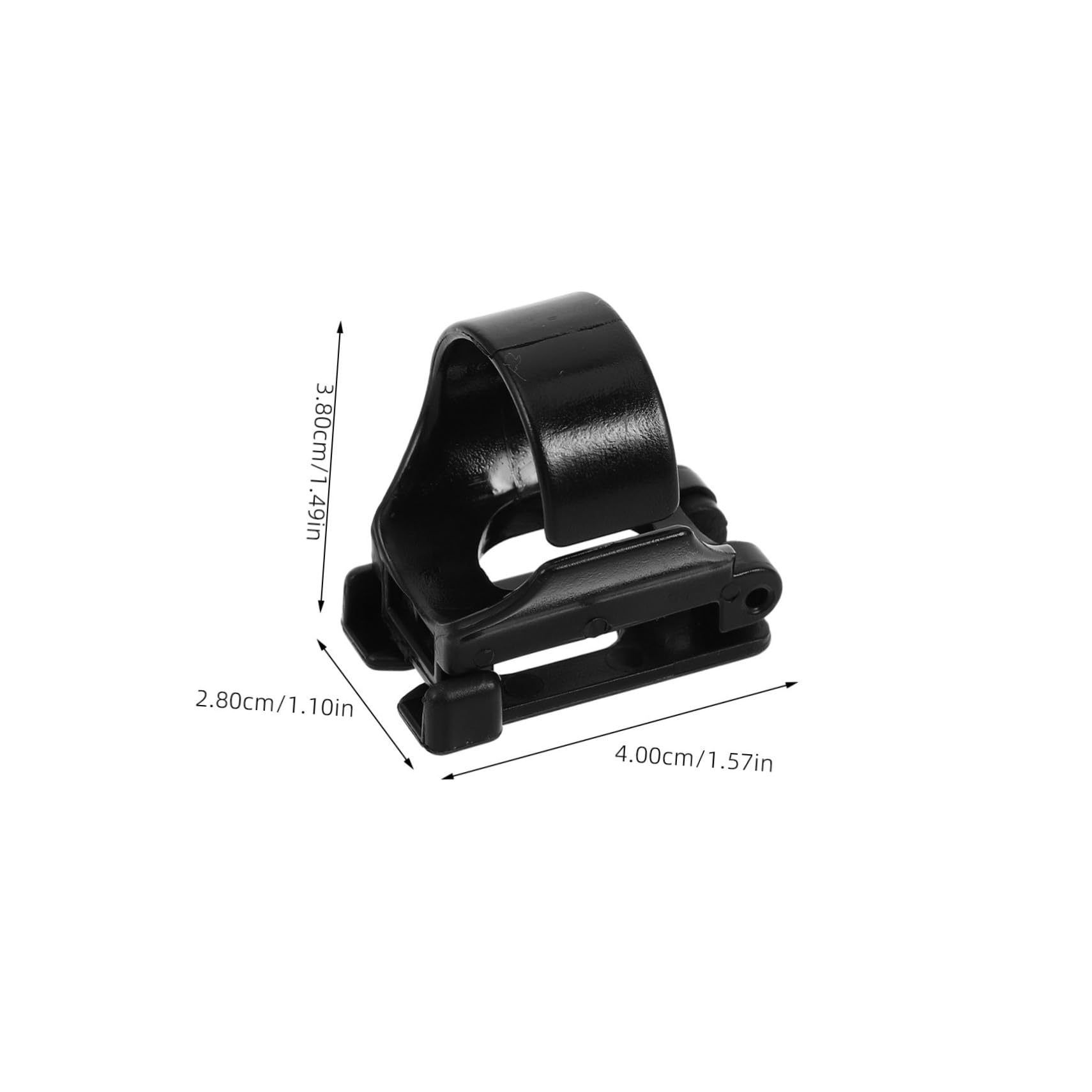 balacoo Scuba Snorkel Goggle Clip 4pcs Snorkel Retainer Replacement Plastic Construction Quick Attachment Adjustable for Underwater Adventures