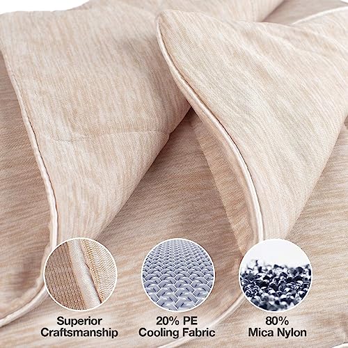 Petfusion Premium Cat And Dog Cooling Blanket. Lightweight Pet Blanket | Machine Washable Pet Blanket | Multiple Sizes: For Pets Small To Extra-Large | Multiple Colors: Grey Blanket And Brown Blanket #TOP2