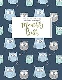 Wise Owl Budget Planner, Bill Tracker & Organizer: Monthly Bills Notebook Daily & Weekly Finance & Budgeting Book (8.5 x 11)